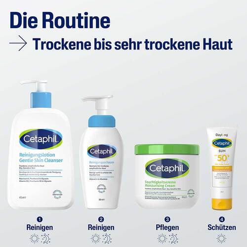 Cetaphil Feuchtigkeitscreme für trockene, empfindliche Haut - 7