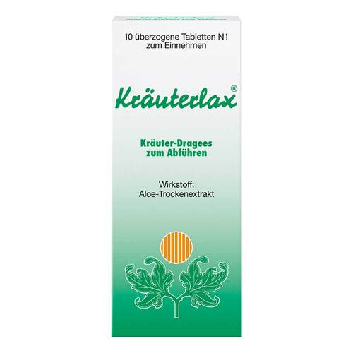 Kräuterlax Dr. Henk 15 mg Kräuterdrag.z.Abführen - 1