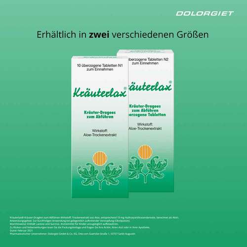 Kräuterlax Dr. Henk 15 mg Kräuterdrag.z.Abführen - 4