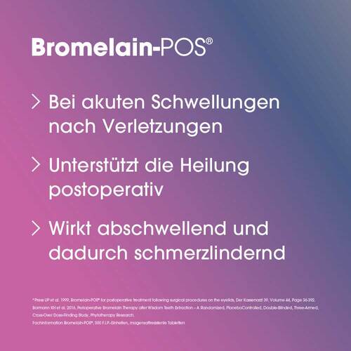Bromelain POS magensaftresistente Tabletten - 4