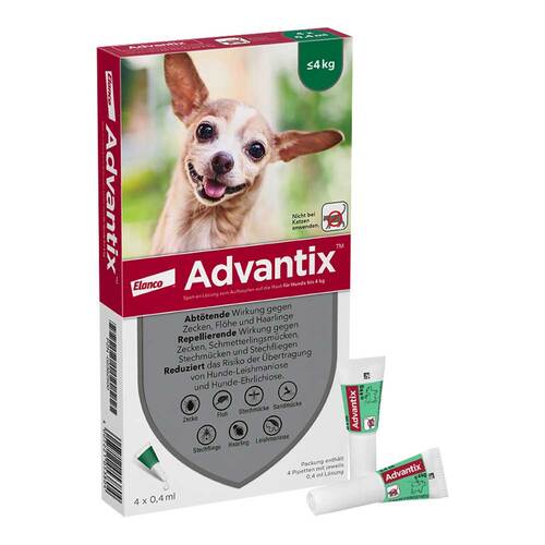 Advantix Spot-on Hund bis 4 kg L&ouml;sung - 1