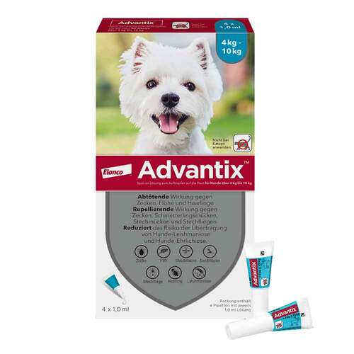 Advantix Spot-on Hund 4 - 10 kg L&ouml;sung - 1