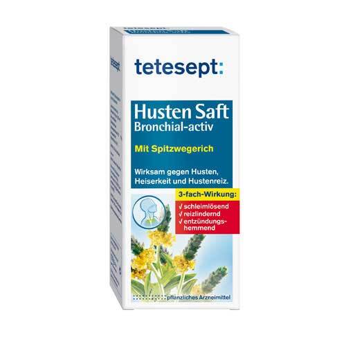 Abbildung: Tetesept Hustensaft alkohol- und zuckerfrei Lösung zum Einnehmen, 140 g PZN 02461024