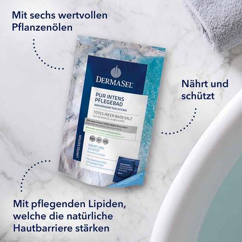 Dermasel Totes Meer Pur Intens Pflegebad 400g + 20ml - 3