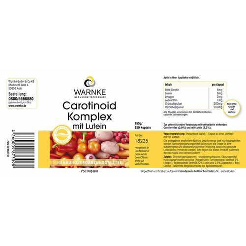 Carotinoid Komplex Kapseln - 4