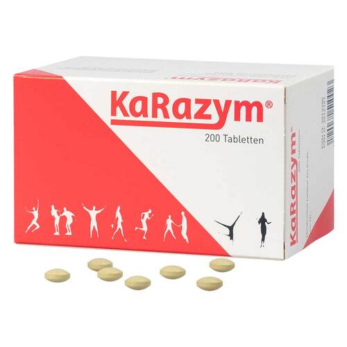Abbildung: Karazym magensaftresistente Tabletten Tabletten magensaftresistent, 200 St PZN 02512141
