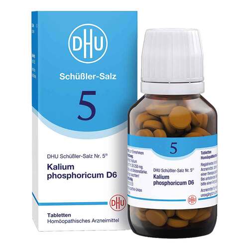 Abbildung: Biochemie DHU 5 Kalium phosphoricum D 6 Tabletten Tabletten, 200 St PZN 02580585