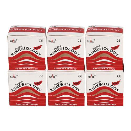 Kinesiotape Nasara 5cmx5m rot - 1