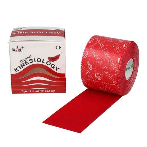 Kinesiotape Nasara 5cmx5m rot - 3