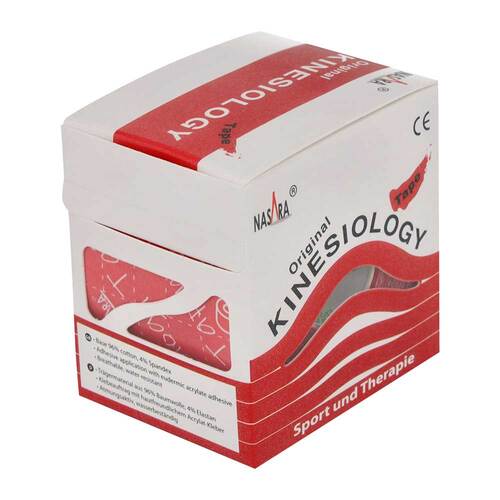 Kinesiotape Nasara 5cmx5m rot - 4