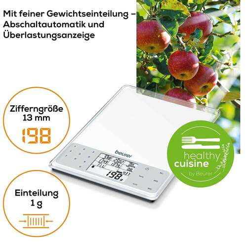 Beurer DS61 N&auml;hrwert Analysewaage - 4