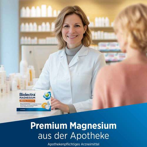 Biolectra® MAGNESIUM 365 mg fortissimum Brausetabletten Orangengeschmack - 6