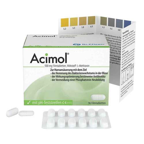 Acimol mit pH Teststreifen Filmtabletten - 1