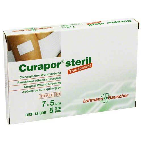 Curapor Wundverband transparent 5x7 cm steril - 1