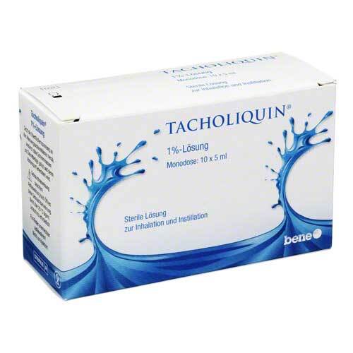Abbildung: Tacholiquin 1% Lösung Monodose Lösung für einen Vernebler, 10X5 ml PZN 03157771