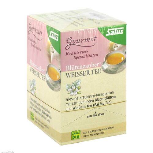 Weisser Tee Bl&uuml;tenzauber Beutel Salus - 1