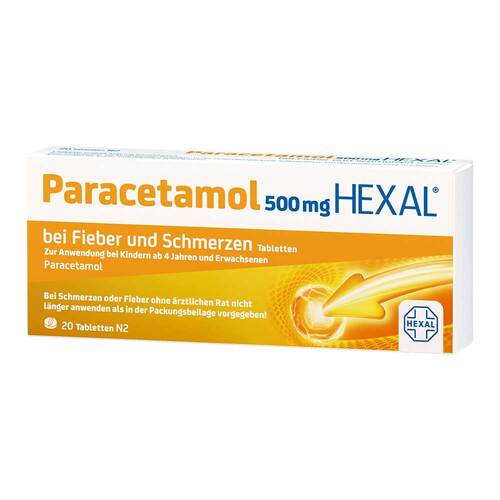 Paracetamol 500mg Hexal bei Fieber und Schmerzen Tabletten - 3
