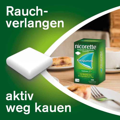 nicorette® Kaugummi freshmint, 2 mg Nikotin - 3