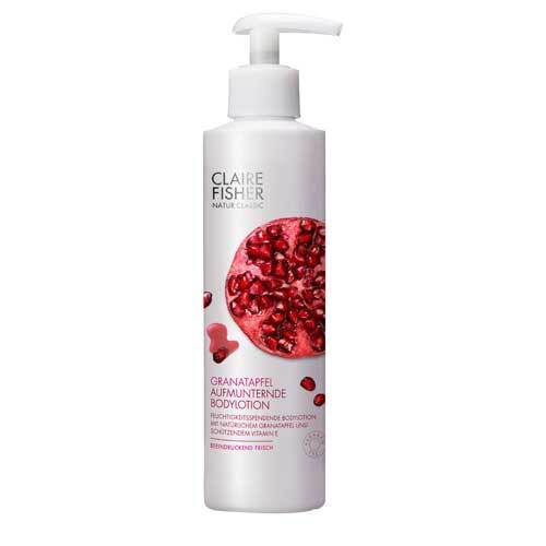 Abbildung: Claire Fisher Natural classic Granatapfel Bodylotion Lotion, 300 ml PZN 03644749