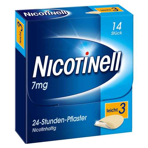 NICOTINELL 7 mg / 24-Stunden- Nikotinpflaster, Pflasterst&auml;rke Leicht (3) - 1