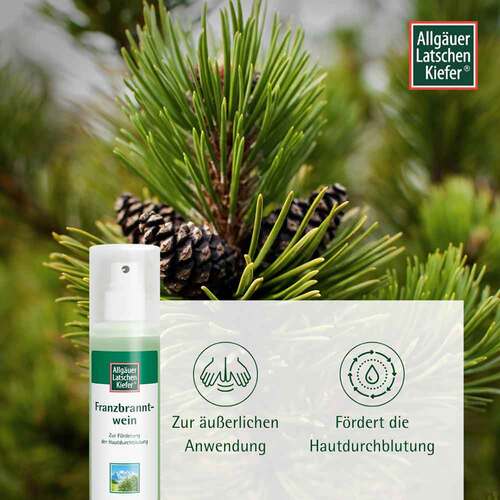 Allgäuer Latschenkiefer Franzbranntwein Pumpzerstäuber - 3