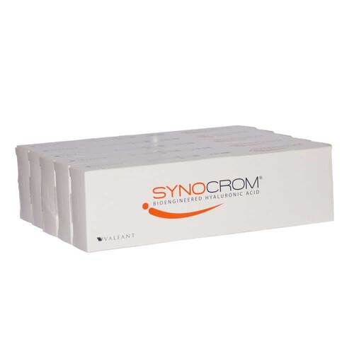 Abbildung: Synocrom Hyaluronsäure Fertigspritze steril Fertigspritzen, 5X2 ml PZN 03837603