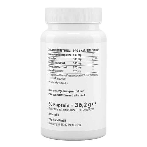 Sabal K&uuml;rbis Brennessel Plus Kapseln - 2