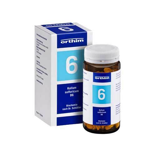 Abbildung: Biochemie Orthim 6 Kalium sulfuricum D 6 Tabletten Tabletten, 400 St PZN 04532024