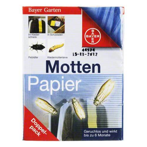 Bayer Garten Mottenpapier Blattanex Bei Aponeo Kaufen