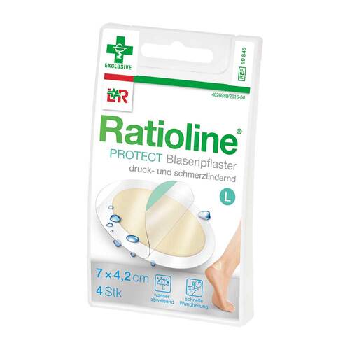 Ratioline Blasenpflaster 3,8x6 cm klein - 2