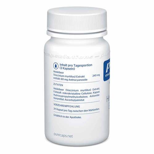 Pure Encapsulations Heidelbeer Extrakt 80 mg Kapseln - 3