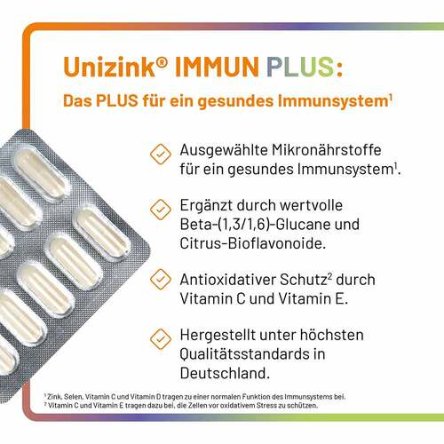 Unizink Immun Plus Kapseln - 2