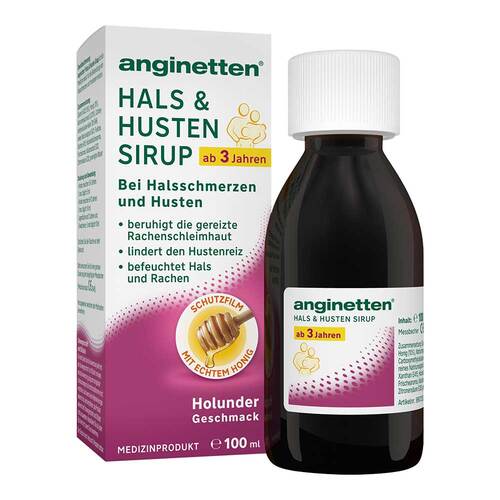 Anginetten Hals & Husten Sirup - 1