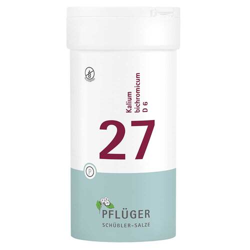Abbildung: Biochemie Pflüger 27 Kalium bichromicum D 6 Tabletten Tabletten, 400 St PZN 05919268