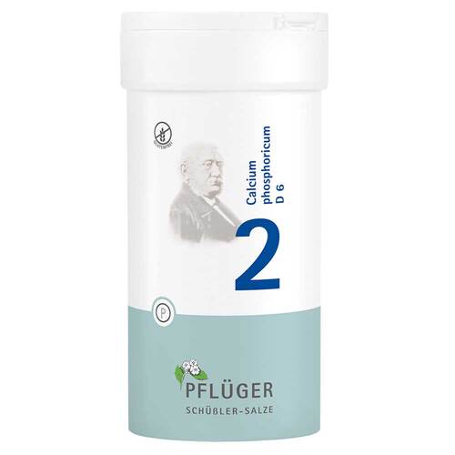 Abbildung: Biochemie Pflüger 2 Calcium phosphoricum D 6 Tabletten Tabletten, 400 St PZN 06318789