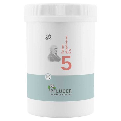 Abbildung: Biochemie Pflüger 5 Kalium phosphoricum D 6 Tabletten Tabletten, 4000 St PZN 06319263