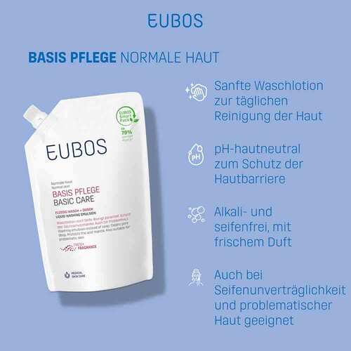 Eubos Fl&uuml;ssig rot mit frischem Duft Nachf&uuml;llbeutel - 3