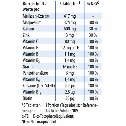 Melissen Basentabletten - 4