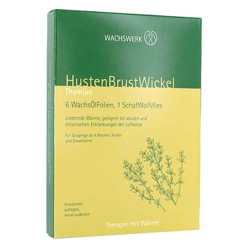 Husten Brust Wickel Thymian Wachswerk - 1
