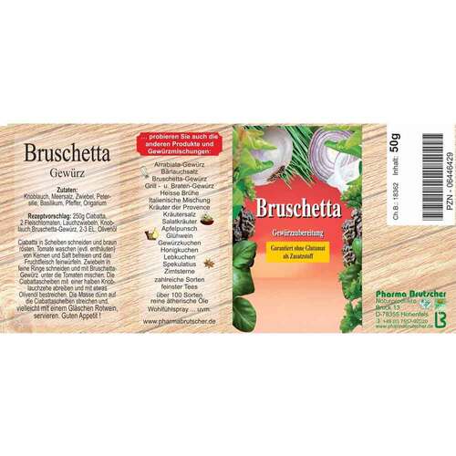 Bruschetta Gew&uuml;rz - 2