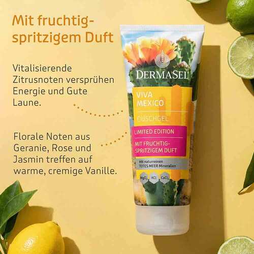 Dermasel Totes Meer Duschgel Viva Mexico lim.Edit. - 2