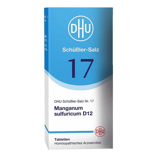 Abbildung: Biochemie DHU 17 Manganum sulfuricum D 12 Tabletten Tabletten, 420 St PZN 06584427