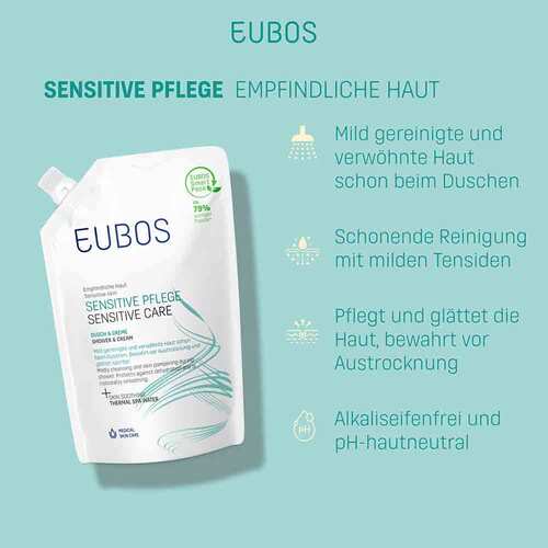 Eubos Sensitive Dusch &amp; Creme Nachf&uuml;llbeutel - 3
