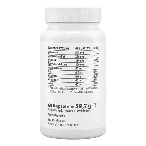 Hyaluron Gelenk Kapseln Vita World - 2