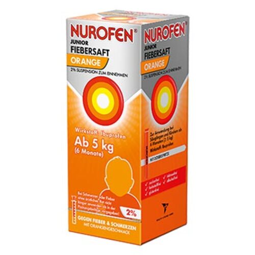 Nurofen Junior Fiebersaft Orange 2% - 1