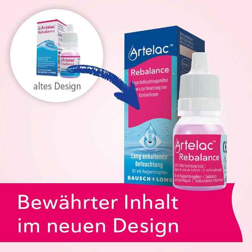 Artelac® Rebalance Augentropfen f&uuml;r gereizte trockene Augen - 2