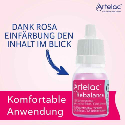 Artelac® Rebalance Augentropfen f&uuml;r gereizte trockene Augen - 6