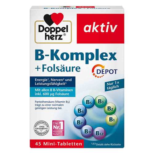 Doppelherz B-Komplex+Fols&auml;ure Tabletten - 1