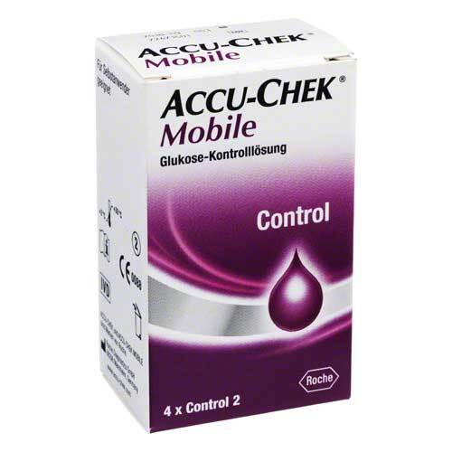 Accu Chek Mobile Kontroll L&ouml;sung 4 Einmalapplikat. - 1