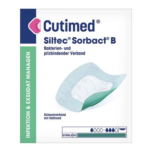 Cutimed Siltec Sorbact PU-Verband 22,5x22,5 cm - 1